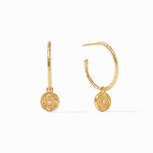 Brand new. $135 Julie Vos 2 in 1 Earring